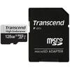 Card de memorie Transcend 128GB microSD cu adaptor U1, High Endurance
