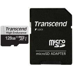 Card de memorie Transcend 128GB microSD cu adaptor U1, High Endurance