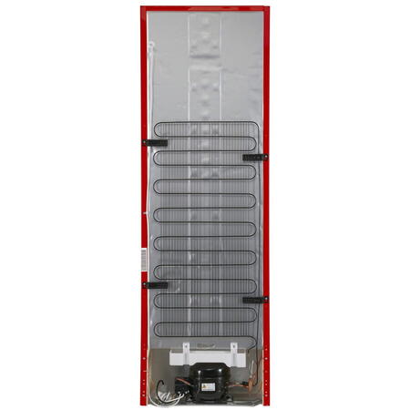Combina frigorifica Fram FC-VRL268RDF+, 268l, Clasa F, Lumina LED, Super congelare, Dezghetare automata frigider, H 170 cm, Rosu