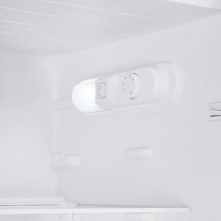 Combina frigorifica Fram FC-VRL268RDF+, 268l, Clasa F, Lumina LED, Super congelare, Dezghetare automata frigider, H 170 cm, Rosu