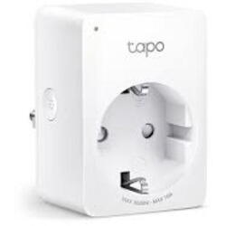 TP-LINK Priza inteligenta, Schuko x 1, cu monitorizarea energiei, conectare prin Schuko (T), 10 A, programare prin smartphone, Bluetooth, WiFi, alb