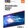 Bitdefender Licenta retail Family Pack - protectie anti-malware completa pentru toata familia, disponibila pentru Windows, macOS, iOS si Android, valabila pentru 1 an, 15 dispozitive, new
