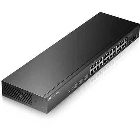 Switch GS1900-24EP-EU0101F 24 x 10/100/1000 Mbps 12 x PoE 130W Rack