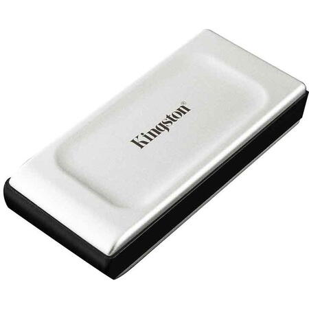 SSD extern portabil Kingston XS2000, 500GB, USB 3.2, Argintiu
