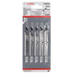 Set 5 panze fierastrau vertical Bosch pentru lemn, T234 X 117 mm