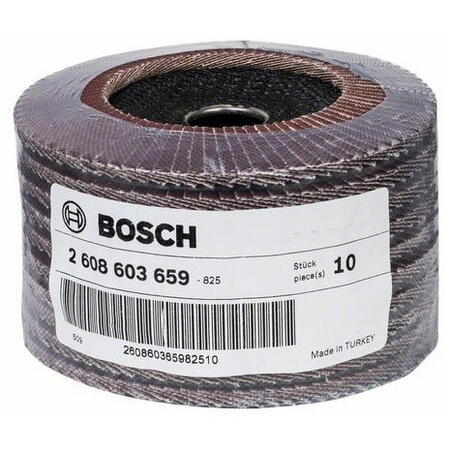 Disc evantai degajare pentru metal Bosch 2608603659, 125 mm diametru disc, 120 granulatie, 1 mm grosime