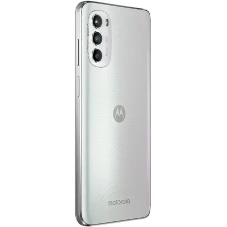 Telefon mobil Motorola Moto g82, Procesor Qualcomm SM6375 Snapdragon 695 5G, OLED Capacitiv touchscreen 6.55", 6GB RAM, 128GB Flash, Camera Tripla 50+8+2MP, 5G, Wi-Fi, Dual SIM, Android (Alb)