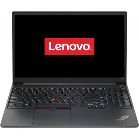 Laptop Lenovo 15.6'' ThinkPad E15 Gen 4, FHD IPS, Procesor Intel® Core™ i7-1255U (12M Cache, up to 4.70 GHz), 16GB DDR4, 512GB SSD, Intel Iris Xe, No OS, Black
