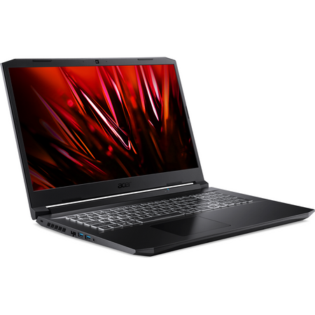 Laptop Acer Gaming 17.3'' Nitro 5 AN517-54, FHD IPS 144Hz, Procesor Intel® Core™ i7-11800H, 32GB DDR4, 1TB SSD, GeForce RTX 3060 6GB, Win 11 Home, Shale Black