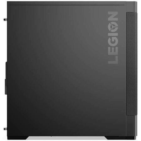 Sistem Gaming Lenovo Legion T5 26AMR5 cu procesor AMD Ryzen™ 7 5800 pana la 4.60 GHz, 32GB DDR4, 512GB SSD M.2 2280 PCIe 4.0x4 NVMe + 1TB HDD 7200rpm, NVIDIA GeForce RTX 3070 8GB GDDR6, No OS