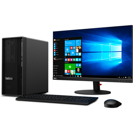 Sistem PC Lenovo ThinkStation P350 Tower, Intel Xeon W-1350P, RAM 32GB, SSD 512GB, nVidia RTX A4000 16GB, Windows 10 Pro