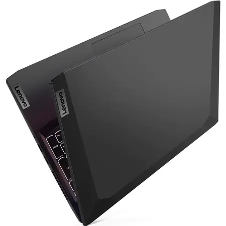 Laptop Lenovo IdeaPad Gaming 3 15ACH6 cu procesor AMD Ryzen™ 5 5600H pana la 4.20 GHz, 15.6", Full HD, IPS, 16GB, 512GB SSD M.2, NVIDIA GeForce RTX 3050 4GB GDDR6, No OS