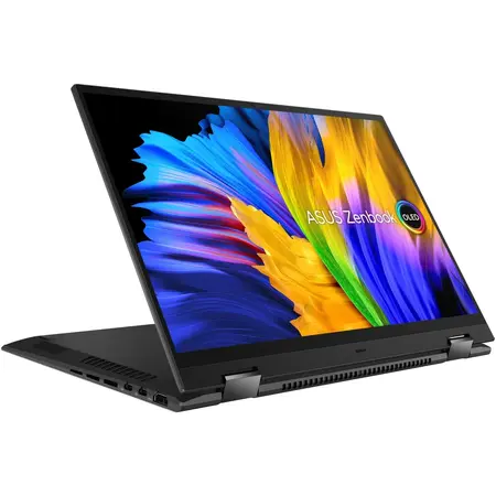 Laptop 2 in 1 ASUS Zenbook 14 Flip OLED UN5401QA cu procesor AMD Ryzen™ 7 5800H pana la 4.40 GHz, 14", 2.8K, OLED, 16GB, 1TB M.2 NVMe™ PCIe® 3.0 SSD, AMD Radeon™ Graphics, Windows 11 Pro