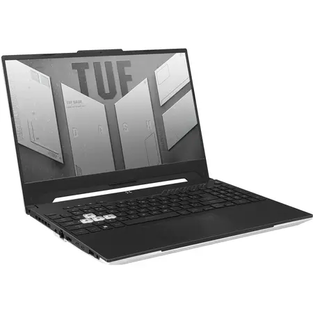 Laptop Gaming ASUS TUF Dash F15 FX517ZM cu procesor 12th Gen Intel® Core™ i7-12650H pana la 4.70 GHz, 15.6", Full HD, 144hz, 16GB DDR5, 1TB PCIe® 3.0 NVMe™ M.2 SSD, NVIDIA® GeForce RTX™ 3060 6GB GDDR6, No OS, Moonlight White