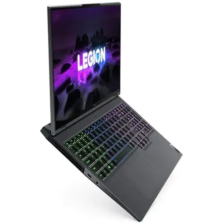 Laptop Gaming Lenovo Legion 5 Pro 16ACH6H cu procesor AMD Ryzen 7 5800H, 16", WQXGA, 16GB, 512GB SSD, NVIDIA GeForce RTX 3060 6GB, No OS, Storm Grey