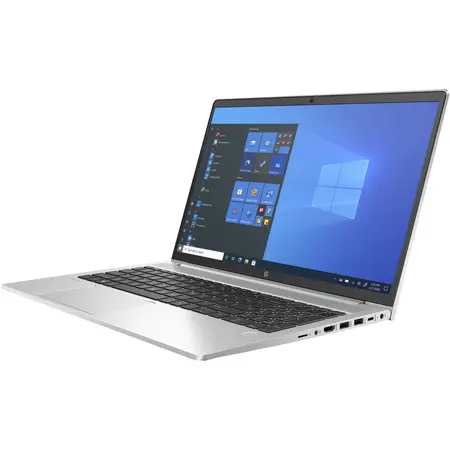 Laptop HP ProBook 455 G8 cu procesor AMD Ryzen 5 5600U (16M Cache, up to 4.2 GHz), 15.6" FHD, 16GB, 512GB SSD, AMD Radeon Graphics, Windows 10 Pro