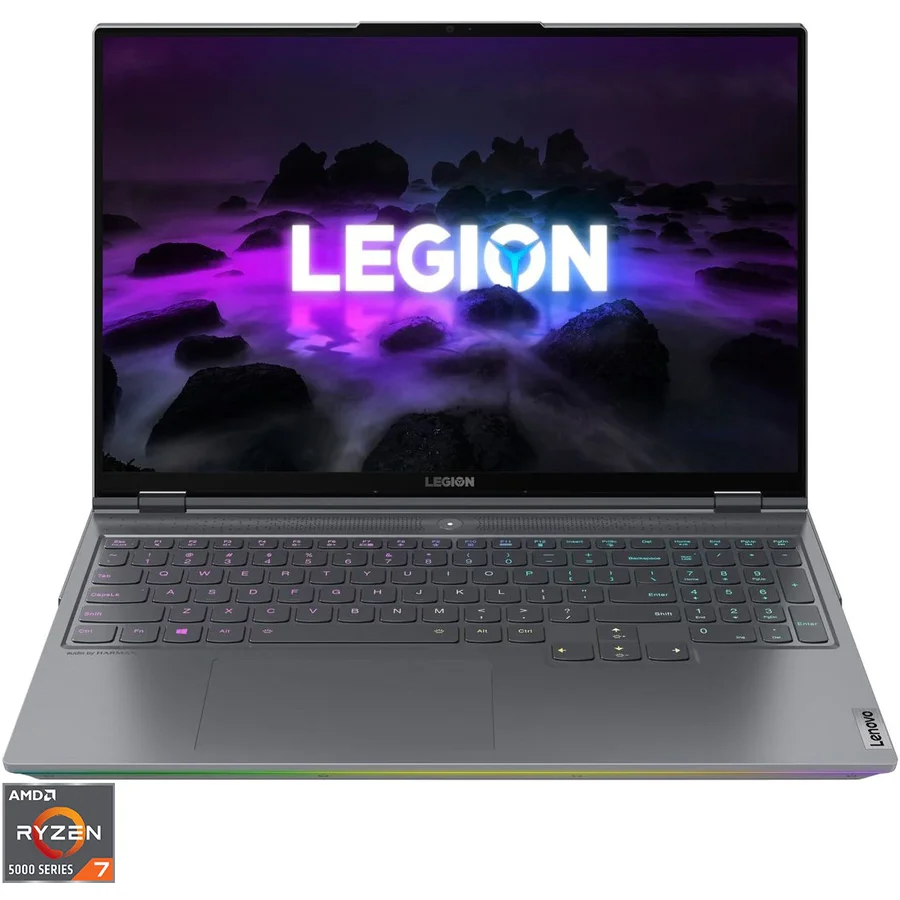 Laptop Gaming Lenovo Legion 7 16ACHg6 cu procesor AMD Ryzen 7 5800H pana la 4.40 GHz, 16, WQXGA, IPS, 165Hz, 32GB, 1TB SSD M.2 2280 PCIe 3.0x4 NVMe, NVIDIA GeForce RTX 3070 8GB GDDR6, No OS