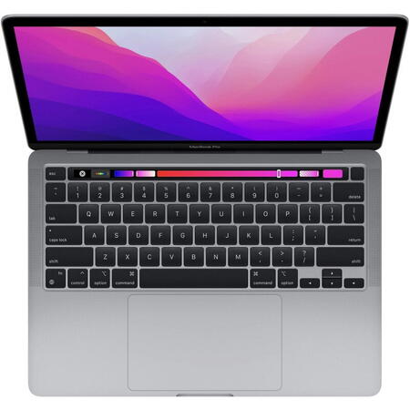 Laptop Apple 13-inch MacBook Pro: Apple M2 chip with 8-core CPU and 10-core GPU, 256GB SSD - Space Grey