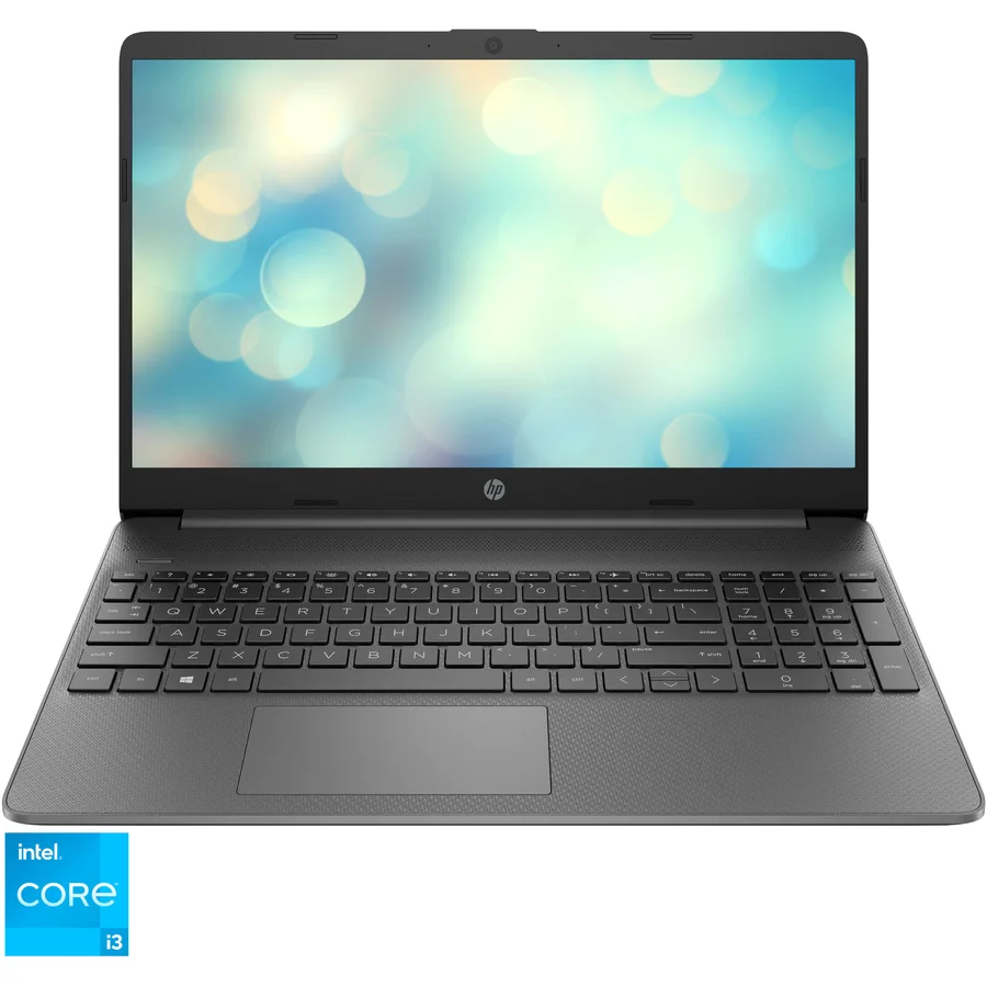 Laptop Hp 15s-fq5041nq Cu Procesor Intel Core I3 1215u, 15.6, Full Hd, 8gb, 256gb Ssd, Intel® Uhd Graphics, Free Dos, Grey