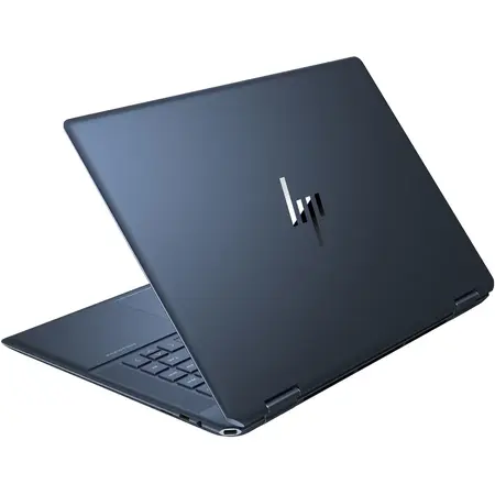 Laptop HP Spectre x360 cu procesor Intel Core i7-12700H, 16" 3K+ (3072 x 1920), Touch, 16GB DDR4, 512GB SSD, Intel Iris Xe Graphics, Windows 11 Home, Nocturne Blue