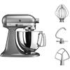 Mixer cu bol KITCHENAID Artisan 5KSM125ECU, 4.8l, 300W, 10 trepte viteza, gri inchis