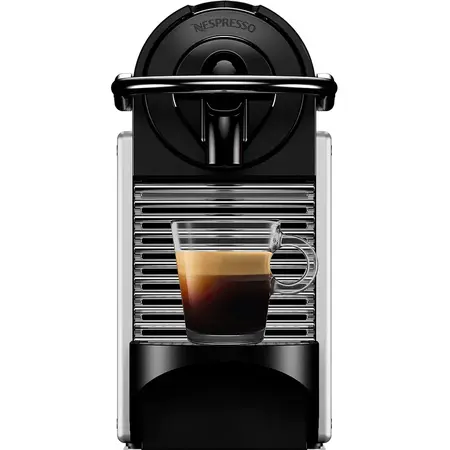 Espressor Automat Nespresso De Longhi EN124.S Pixie, 1260 w, 19 bar, 0,7l, Negru-Argintiu