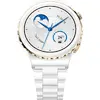 Ceas smartwatch Huawei Watch GT 3 PRO, Ceramic Strap, White