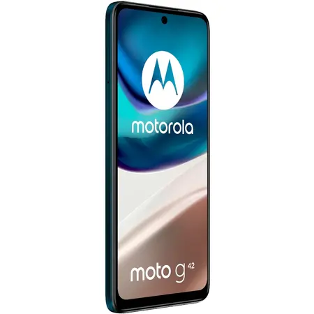 Telefon mobil Motorola Moto g42, Dual SIM, 128GB, 4GB RAM, 4G, Atlantic Green