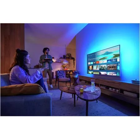 Televizor LED Philips 65PUS8807/12, 164 cm, Smart Android, 4K Ultra HD 100Hz, Clasa G