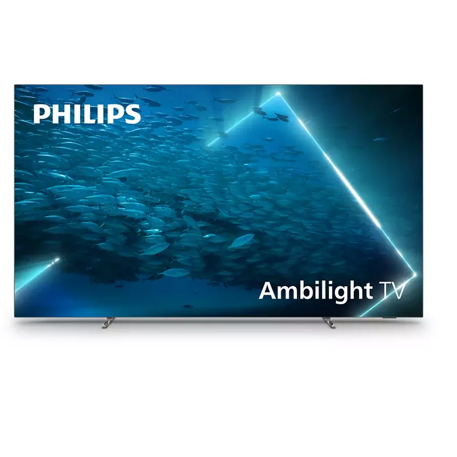 Televizor OLED Philips 55OLED707/12, 139 cm, Smart Android, 4K Ultra HD 100Hz, Clasa G