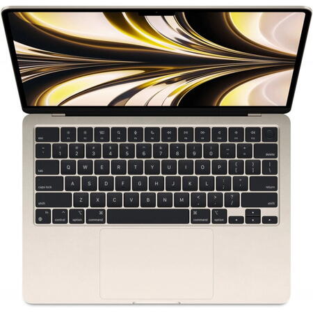 Laptop Apple 13-inch MacBook Air: Apple M2 chip with 8-core CPU and 10-core GPU, 512GB - Starlight