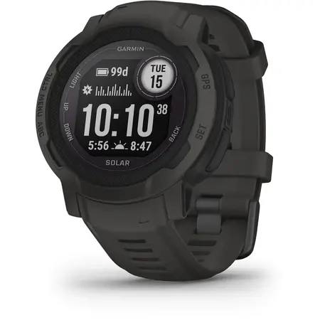Ceas Smartwatch Garmin Instinct 2, 45mm, Solar, Graphite