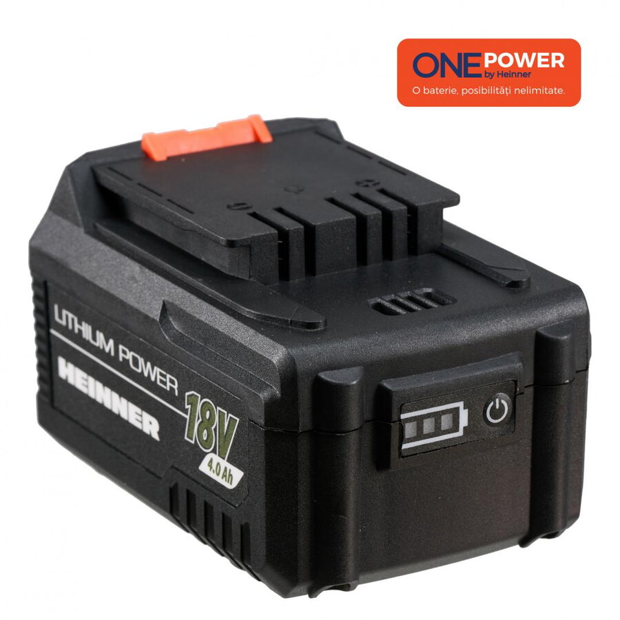Acumulator Heinner HR-LAC002, 18 V, 4 Ah, tehnologie OnePower