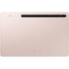 Tableta Samsung Galaxy Tab S8 Plus, Octa-Core, 12.4", 8GB RAM, 128GB, 5G, Pink Gold
