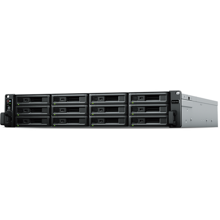 Nas RS3621RPXS, 12 Bay-uri, Procesor Intel Xeon D-1531, 8 GB DDR4, Gigabit (Negru)