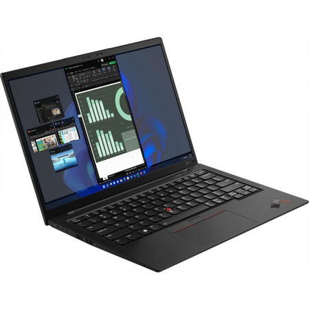Ultrabook Lenovo 14'' ThinkPad X1 Carbon Gen 10, WUXGA IPS, Procesor Intel Core i7-1260P, 16GB DDR5, 512GB SSD, Intel Iris Xe, Win 11 Pro, Black Paint