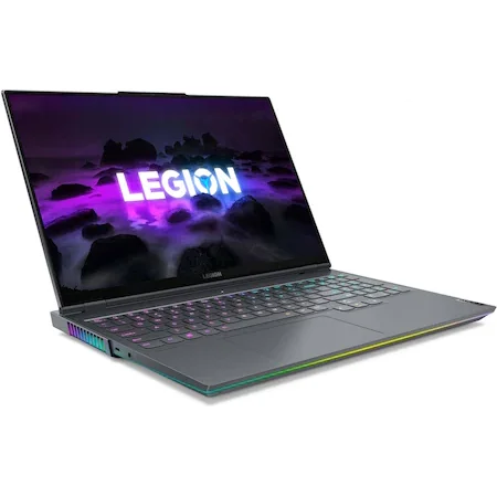 Laptop Lenovo Gaming 16'' Legion 7 16ARHA7, WQXGA IPS 165Hz, Procesor AMD Ryzen™ 7 6800H, 16GB DDR5, 512GB SSD, Radeon RX 6700M 10GB, No OS, Storm Grey
