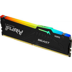 KINGSTON Memorie RAM, DIMM, DDR5, 32GB, 5200MHz, CL40, 1.25V, Kit of 2, Fury Beast RGB