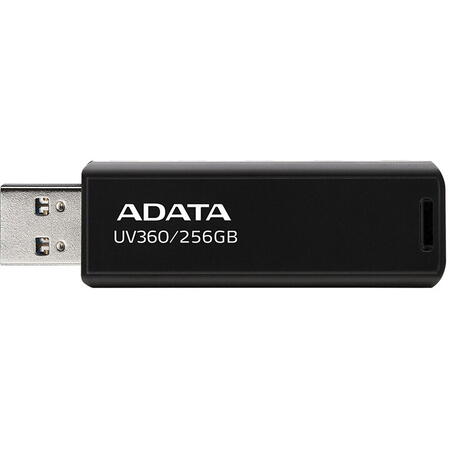 Memorie USB ADATA UV360 Metal, 256GB, USB 3.2, Negru