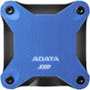 A-Data SSD extern ADATA, ASD600Q-240GU31-CBL, 240GB , USB 3.1, albastru