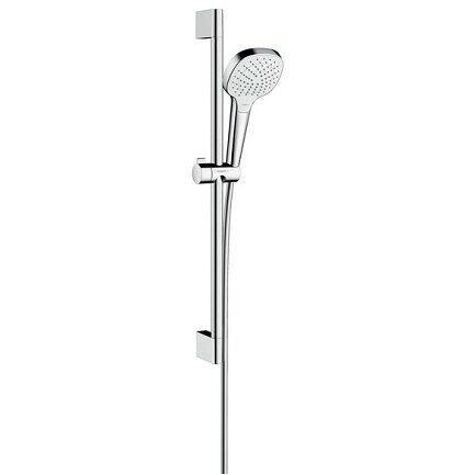 Set de dus alb-crom cu para bara 65 si furtun HANSGROHE seria CROMA SELECT E VARIO