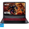 Laptop Acer Gaming Nitro AN515-57-51BB cu procesor Intel® Core™ i5-11400H pana la 4.50 GHz, 15.6", Full HD, IPS, 144Hz, 16GB, 512GB SSD, NVIDIA GeForce RTX 3050Ti 4GB, No OS