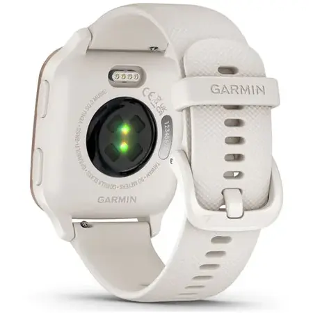 Ceas smartwatch Garmin Venu Sq 2, Music Edition, Ivory/Peach Gold