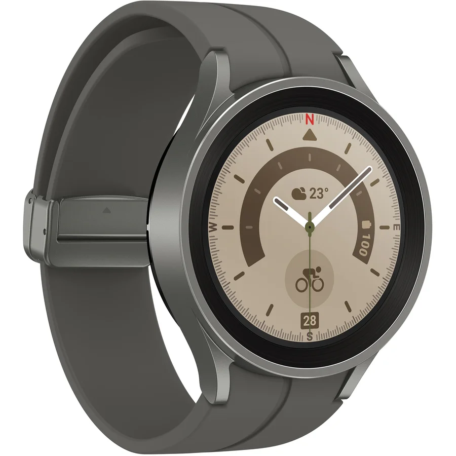 ceas smartwatch samsung gear s3, frontier, bratara activa silicon, ip68 Ceas smartwatch Samsung Galaxy Watch5 Pro, 45mm, LTE, Gray Titanium