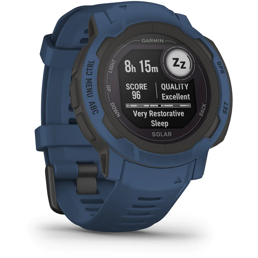 Ceas Smartwatch Garmin Instinct 2, 45mm, Solar, Tidal Blue