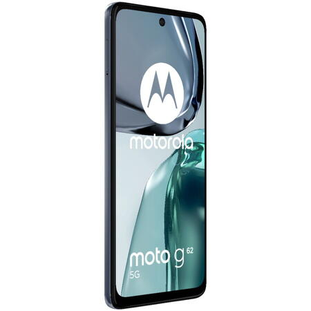 Telefon mobil Motorola Moto g62, Dual SIM, 64GB, 4GB RAM, 5G, Midnight Grey