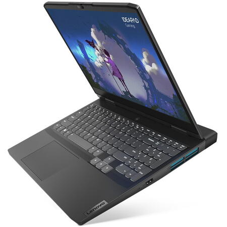 Laptop Lenovo Gaming 15.6'' IdeaPad 3 15IAH7, FHD IPS 120Hz, cu procesor Intel® Core™ i5-12450H (12M Cache, up to 4.40 GHz), 16GB DDR4, 512GB SSD, GeForce RTX 3060 6GB, No OS