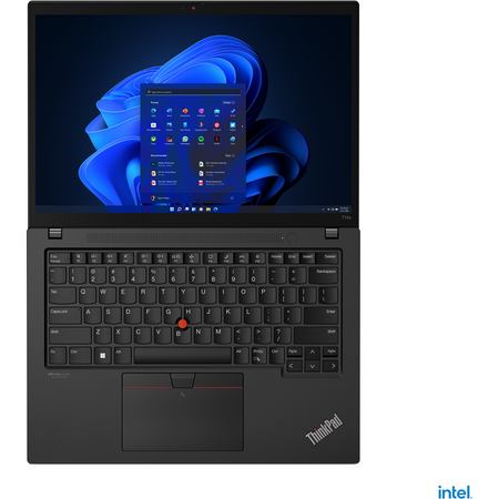 Laptop Lenovo 14'' ThinkPad T14s Gen 3, WUXGA IPS, Procesor Intel® Core™ i7-1260P, 16GB DDR5, 1TB SSD, Intel Iris Xe, Win 11 DG Win 10 Pro, Thunder Black