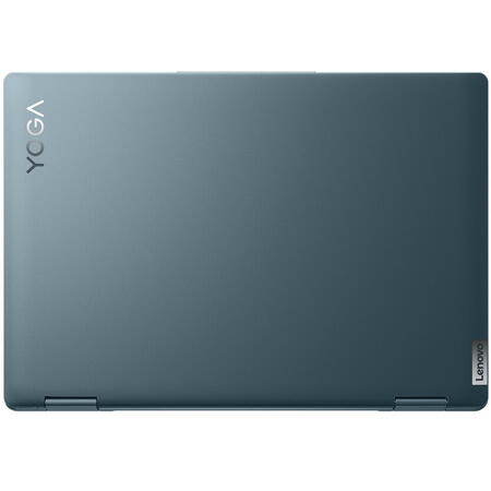 Laptop ultraportabil Lenovo Yoga 7 14ARB7 cu procesor AMD Ryzen 5 6600U, 14", 2.8K OLED, 16GB, 512GB SSD, AMD Radeon 660M Graphics, Windows 11 Home, Stone Blue