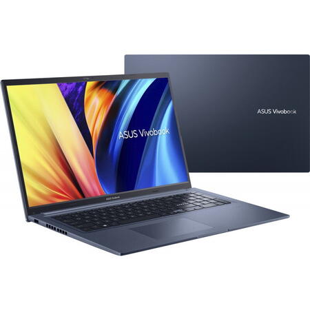 Laptop ASUS VivoBook 17 M1702QA cu procesor AMD Ryzen™ 7 5800H pana la 4.40 GHz, 17.3", Ful HD, IPS, 16B, 1TB M.2 NVMe™ PCIe® 3.0 SSD, AMD Radeon™ Graphics, Windows 11 Home